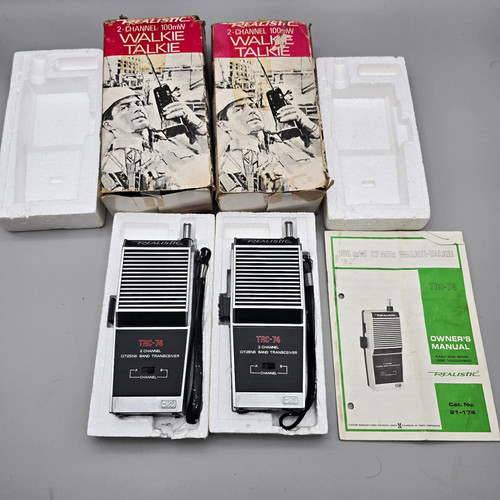 Vintage realistic trc - realistic, trc-74