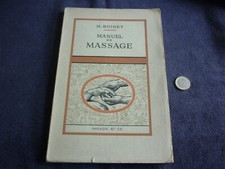 LIVRE /MANUEL DE MASSAGE-