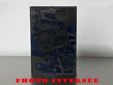 Ancien Tampon Plaque matrice