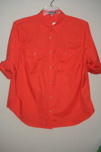 Nwt ralph lauren plus orange - nwt~ralph, plus~orange