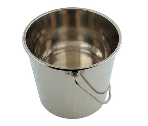 Seau inox 12 litres - seau,