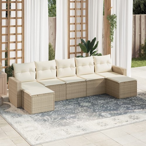 Salon jardin avec coussins - salon,