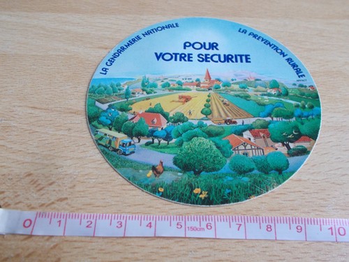 Autocollant gendarmerie - autocollant,