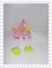 ㉖ - Doudou Semi Plat Flamant