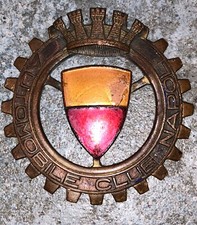2620 - Plaque Émaillée Car