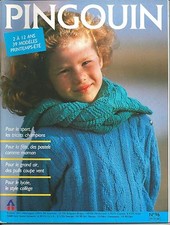 Catalogue tricot PINGOUIN n° 96/ENFANTS 2 à 12 ans/Années 80/39 modèles 