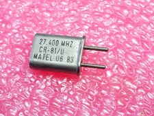 27.400 MHz , quartz crystal