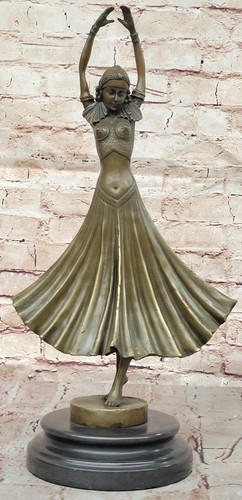 Hot cast bronze sculpture - hot,