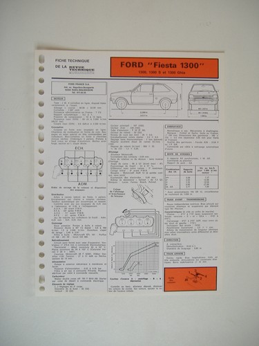 Fiche technique rta ford - fiche,