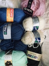 Phildar lot de reste de pelotes de laine