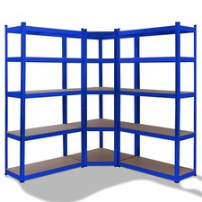 AREBOS Étagère pour Charges Lourdes, Lot de 3 | Étagère d'angle combinée 875 kg