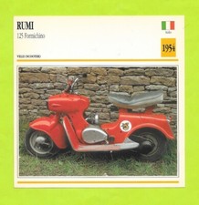 Fiche moto - Rumi - 125 Formichino