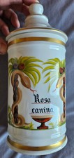 Pot à pharmacie porcelaine Couleuvre  ROSA CANINA  édition d'art  Tirage réservé