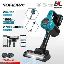 Aspirateur  Electrique 1500ML pour Makita Batterie pour Le Bureau et la Maison 