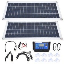 Kit De Panneaux Solaires 2x10W Avec Contrôleur 30A Module Photovoltaïque USB FR