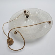 lustre ancienne en verre art