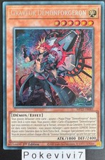 Carte YU-GI-OH! GRAVEUR DÉMONFORGERON MP25-FR081 Secret Rare NEUF