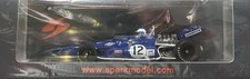 SPARK 1/43 S7231 Tyrrell 002 Ford-Cosworth #12 French GP 1971 François Cevert