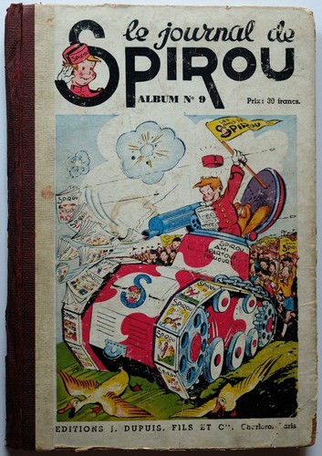 Spirou album reliure 9 - spirou,