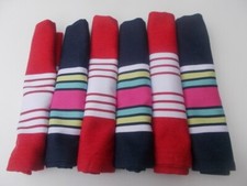 6 Serviettes de table basque