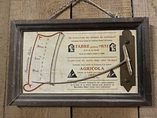 Baromètre  publicitaire Fabre  (graines Fabre à Metz)