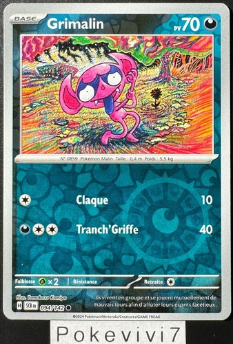 Carte pokemon grimalin 094 - carte,