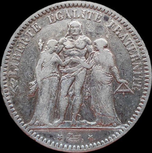 Francs hercule 1873 a - 5,