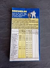 Ancien Dépliant Pression Pneu