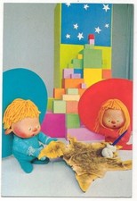 Chapi Chapo - Carte Postale Carparu (1978) - Chapi Chapo nettoyage