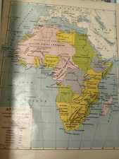 Ancienne carte Afrique