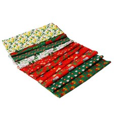 10pcs Tissu De Coton De Noël