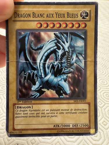 Carte dragon blanc - carte,