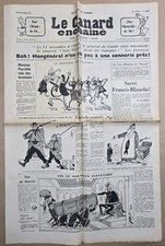 Le CANARD ENCHAINE numéro