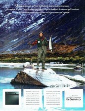 Publicité Advertising  0817  1993  De Dietrich four à chaleur tournante la peche