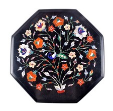 Table basse 12" marbre noir