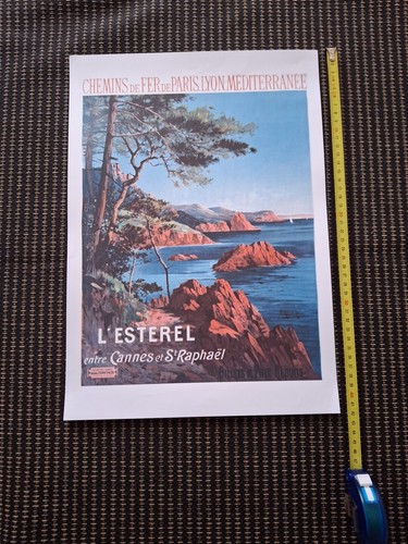 Affiche chemins fer - fer,