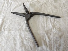 Outil à main ancienne Cisaille pour tôle en acier de 31 cm