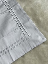 YVES DELORME TRIOMPHE SILVER taie d'oreiller 80 cm * 40 cm NEUF