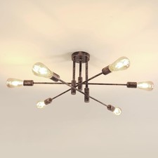 Plafonnier Industriel Bronze