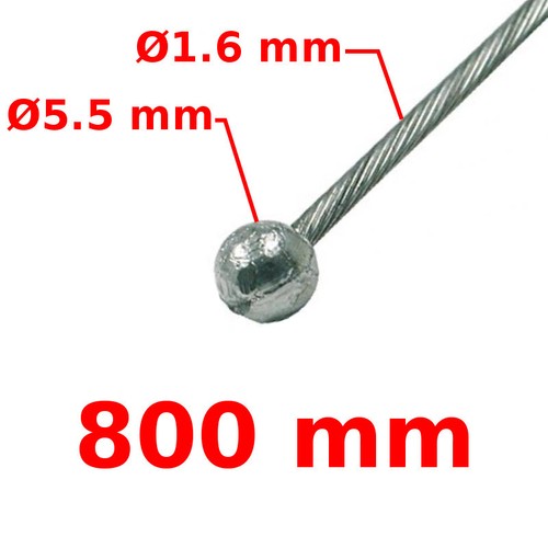 Cable frein avant velo tete - cable,