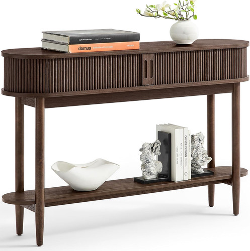Fluted console table with - console,