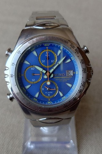 Chronographe seiko quartz 7t32 - chronographe,