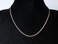 Chaine maille gourmette ARGENT - longueur 37 cm épaisseur 2mm - poinçon TBE