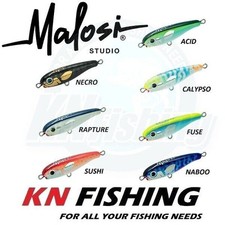 MALOSI STUDIO ROGUE 120S Master Series Stickbait Sinking Lures 45gr FAIT MAIN
