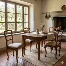 Groupe de 4 Chaises Baroque
