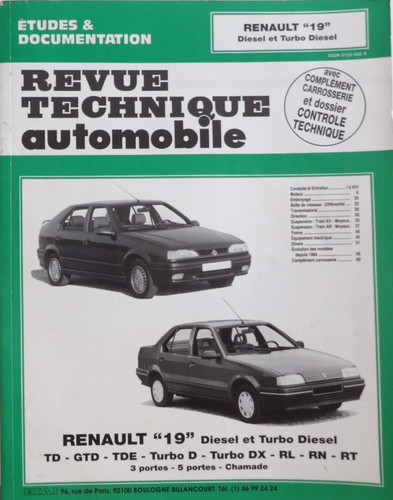 Revue technique automobile - revue,