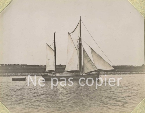 Nantes 1898 navire voile - navire,