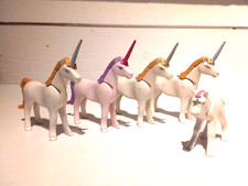 PLAYMOBIL LOT LICORNES/ X 5 /