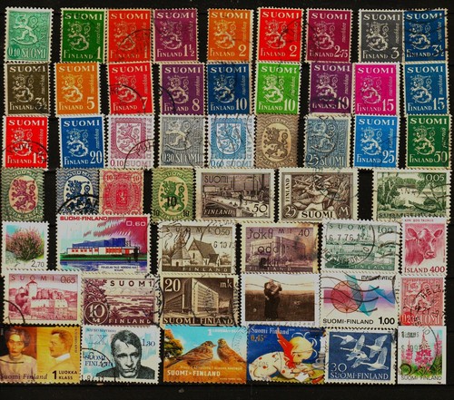 Suomi timbres oblitérés - 50,