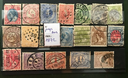 Lot timbres obliteres pays - ,
